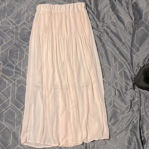 Pink A Line Skirt